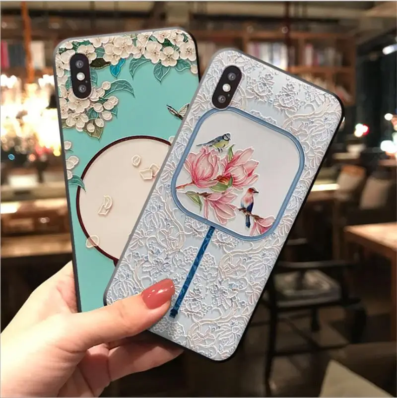 

for iphoneXS MAX Samsung / Huawei mobile phone case cover original soft shellEmbossed