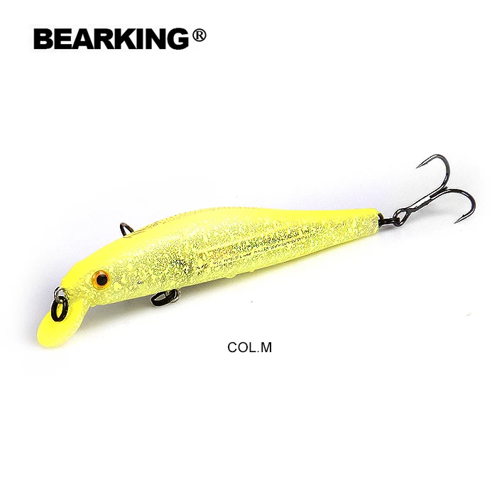BEARKING 9 см 10 г Горячие рыболовные снасти shone приманки Гольян кривошипно вольфрамовый магнит вес системы воблер искусственные приманки - Цвет: M
