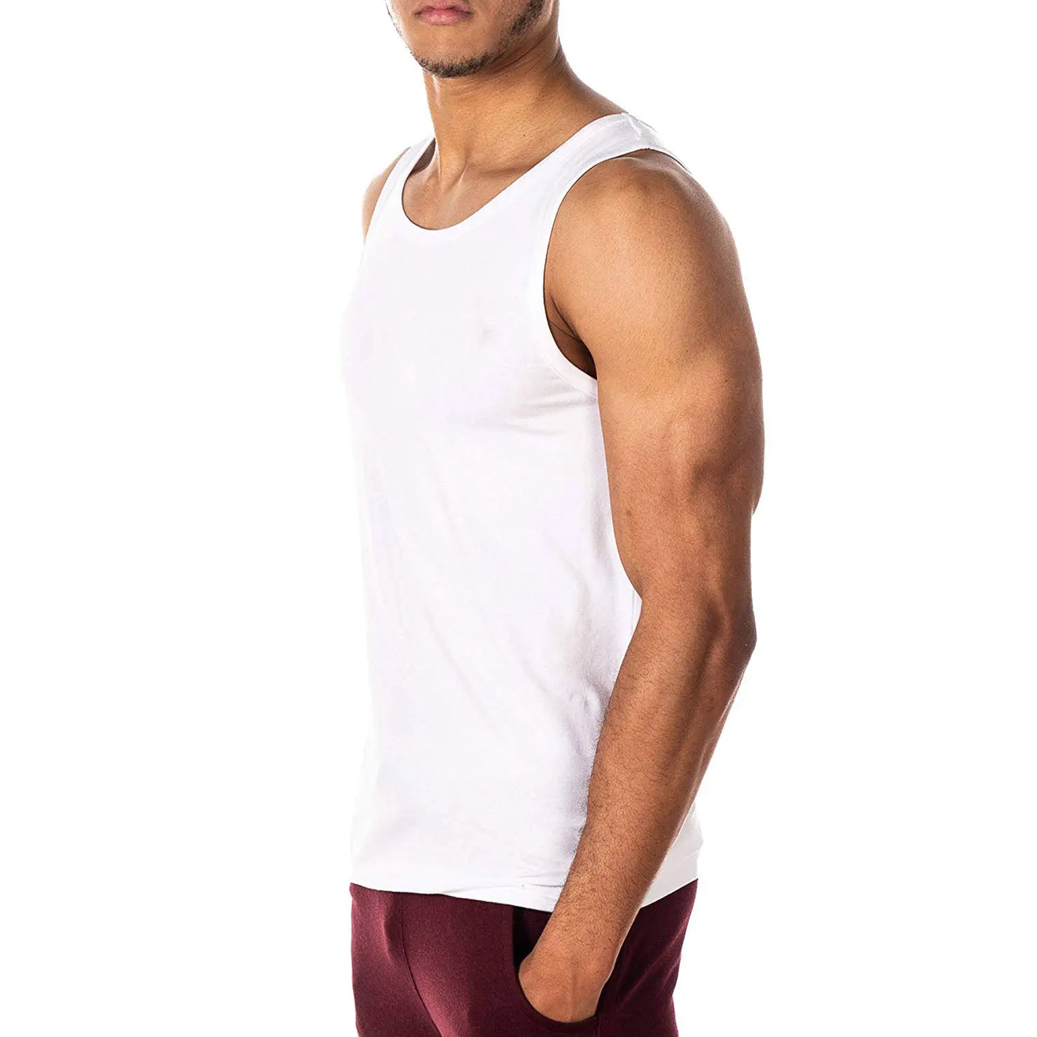 

2019 Sports Exercise Casual Logo Muscle Trend Fitness Vest