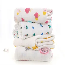 Шестислойное газовое Плиссированное детское стеганое одеяло из чистого хлопка, для медицинского использования, не ФЛУОРЕСЦЕНТНОЕ средство, детское банное полотенце, детская кроватка B