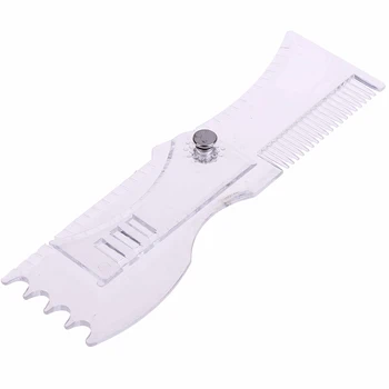 

1PCS All-In-One Tool Comb For Hair Beard Trim Template Rotating Beard Style Comb Beard Shaping Styling Template Beard Comb