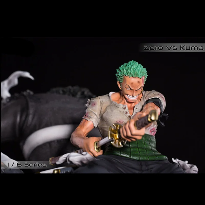 1 6 One Piece Roronoa Zoro Vs Bartholemew Kuma Cuts The Bear Kuma Battle Series Limited Statue Gk Resin Action Figure Toy Q221 Action Figures Aliexpress