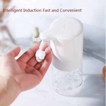 

Intelligent Automatic Liquid Soap Dispenser Touchless Induction Foaming Hand Washing Device for Kitchen Bathroom (Without Liquid