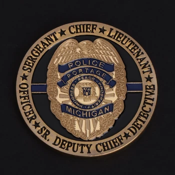 

Commemorative Coin Michigan Police Chief Sergeant Collection Arts Gifts Souvenir