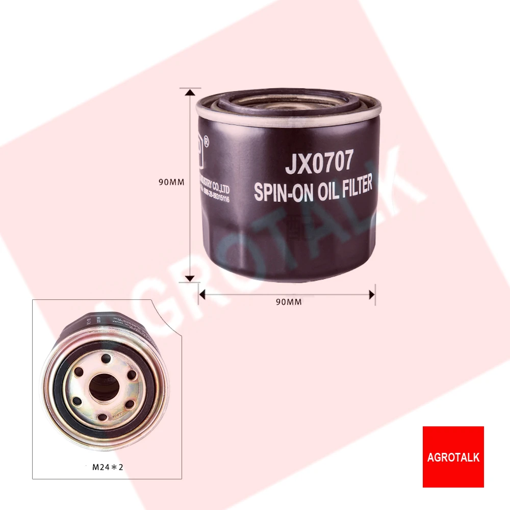 Jx0707 (m24x2.0), The Oil Filter For Tractor Jm254 284 With Yangdong