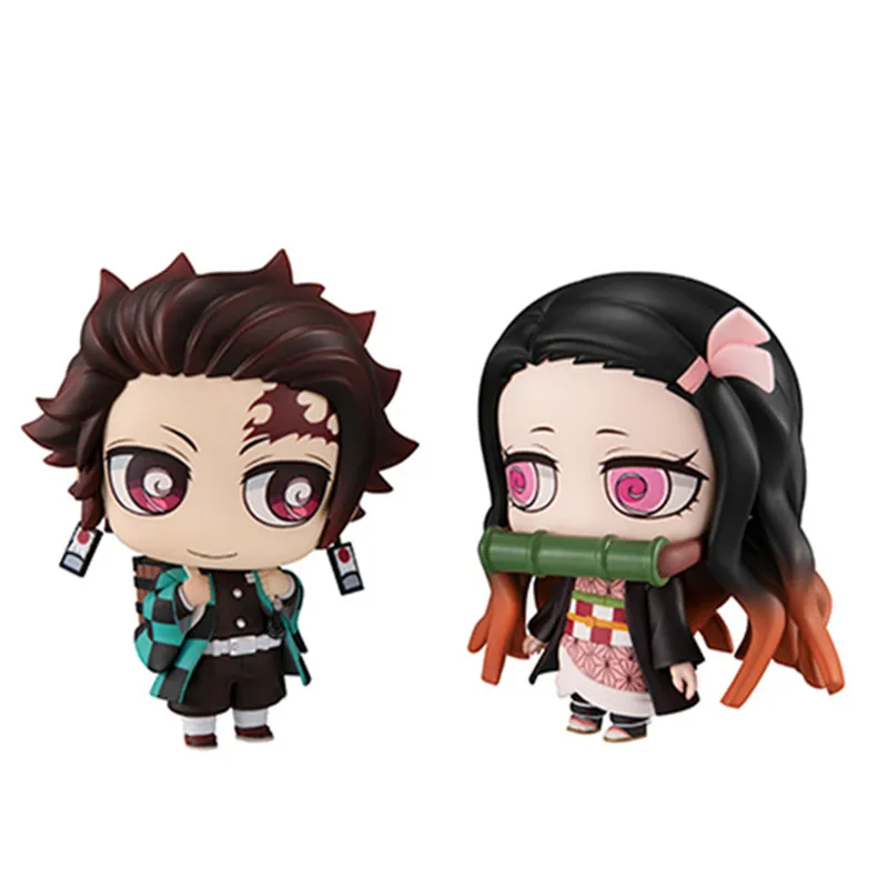 Аниме Фигурка модель демон убийца Kimetsu No Yaiba Q Posket Kamado Tanjirou Kamado Nezuko Agatsuma Zenitsu Фигурки игрушки - Цвет: CAMEL
