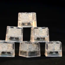 480 шт./лот, вечерние выключатели, 7 цветов, яркий светодиодный светильник, вечерние Светящиеся Кубики Льда