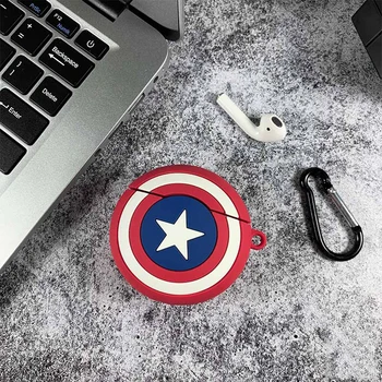 

For FreeBuds 3 Case Marvel Captain America Full Cover Headphone Accessories Protector For HUAWEI Freebuds3 Cover