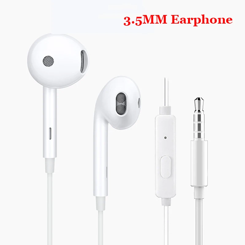 Наушники-вкладыши проводные 3 5 мм для R17 R15 R11 Pro Find X3 X2 Reno 10 4 F9 | Электроника