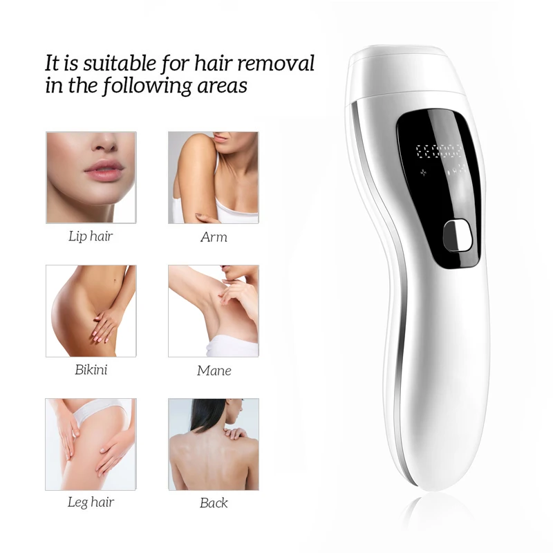 

Household Laser Hair Removal Apparatus IPL Hair Remover Ice Point Whole Body Painless Axillary Hair Line Shaver for Men and Wome