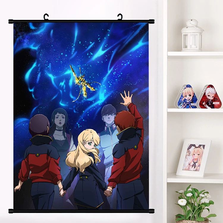 ; аниме «мобильный костюм Gundam Unicorn UC аниме настенные настенный плакат домашний декор отаку коллекция искусство