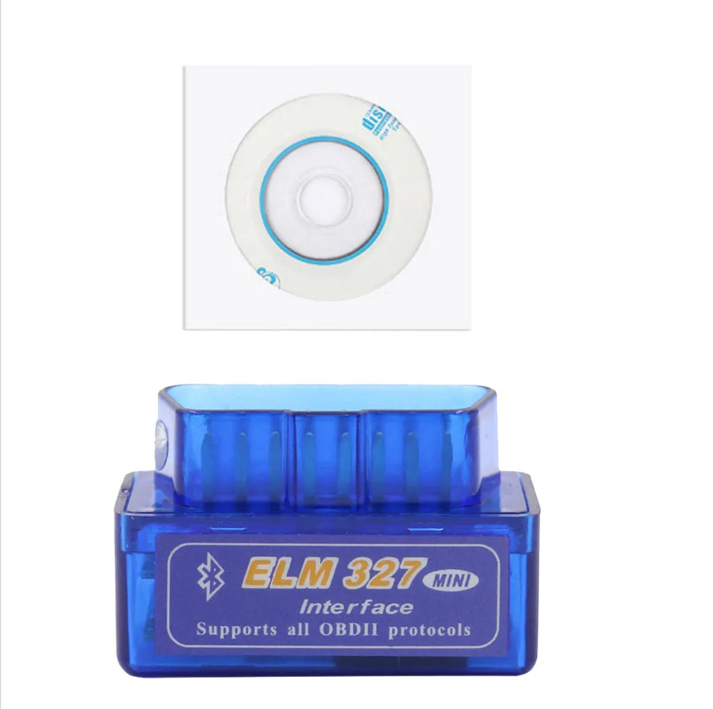 Автоматический сканер mini ELM327 Bluetooth OBD2 V2.1 автоматический сканер OBDII 2 Автомобильный вяз 327 Тестер диагностический инструмент для Android Windows Symbian