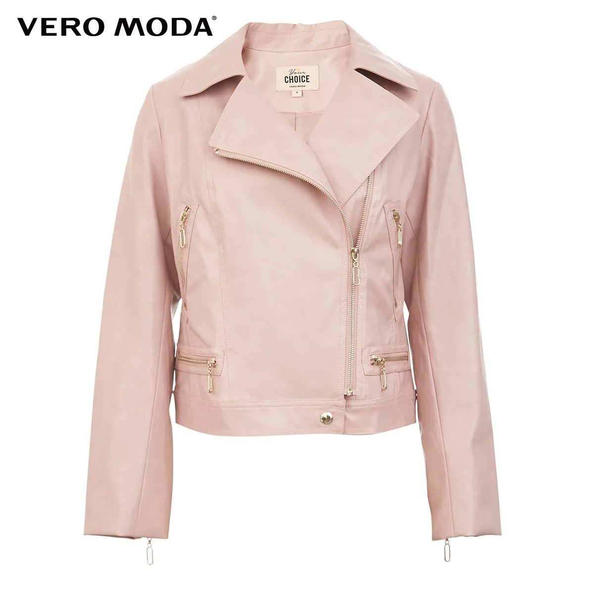 astounding  Vero Moda Women's Artificial Leather Motorcycle Jacket  319317516