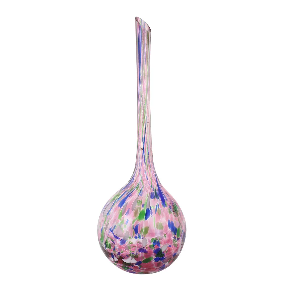 Watering Automatic Tools Decoration Garden Irrigation Device Glass Globes Flower - Цвет: purple pink