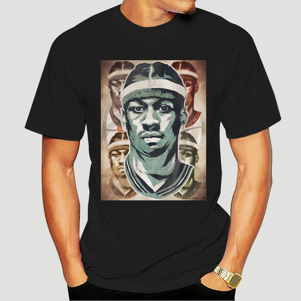 Мужская футболка ALLEN IVERSON унисекс wo футболки Топ 0805E | одежда