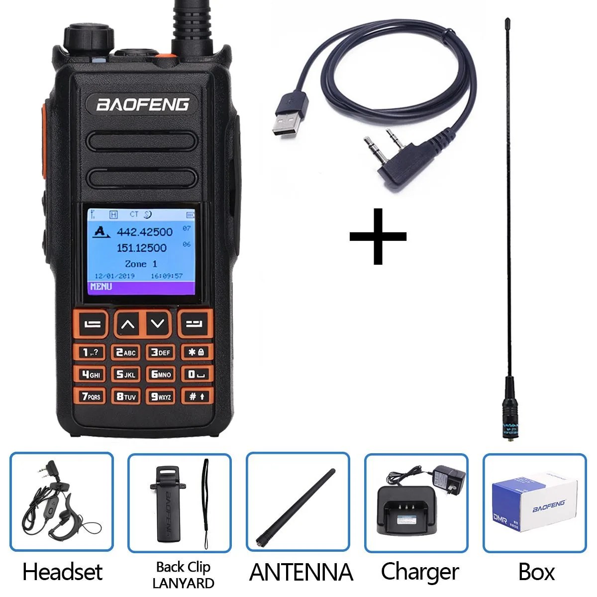 radio walkie talkie 2022 Baofeng DM-X GPS Walkie Talkie Dual Time Slot DMR Digital/Analog DMR Repeater Upgrade of DM-1801 DM-1701 DM-1702 Radio long range walkie talkies 1000 miles Walkie Talkie