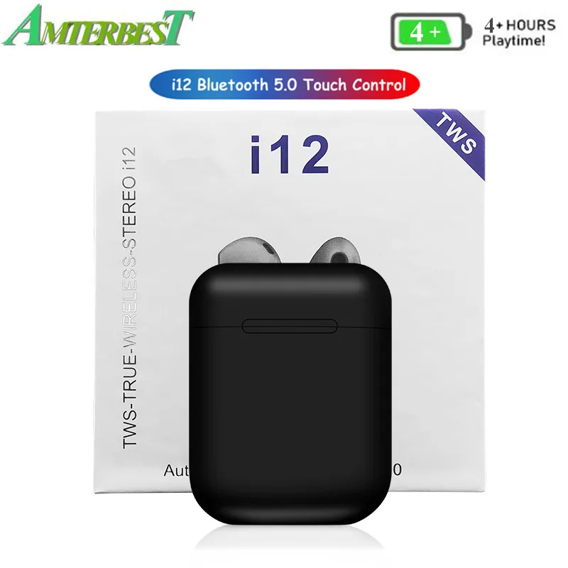 

AMTERBEST Bluetooth headset with Charger Box for IOS Android Smrtphones