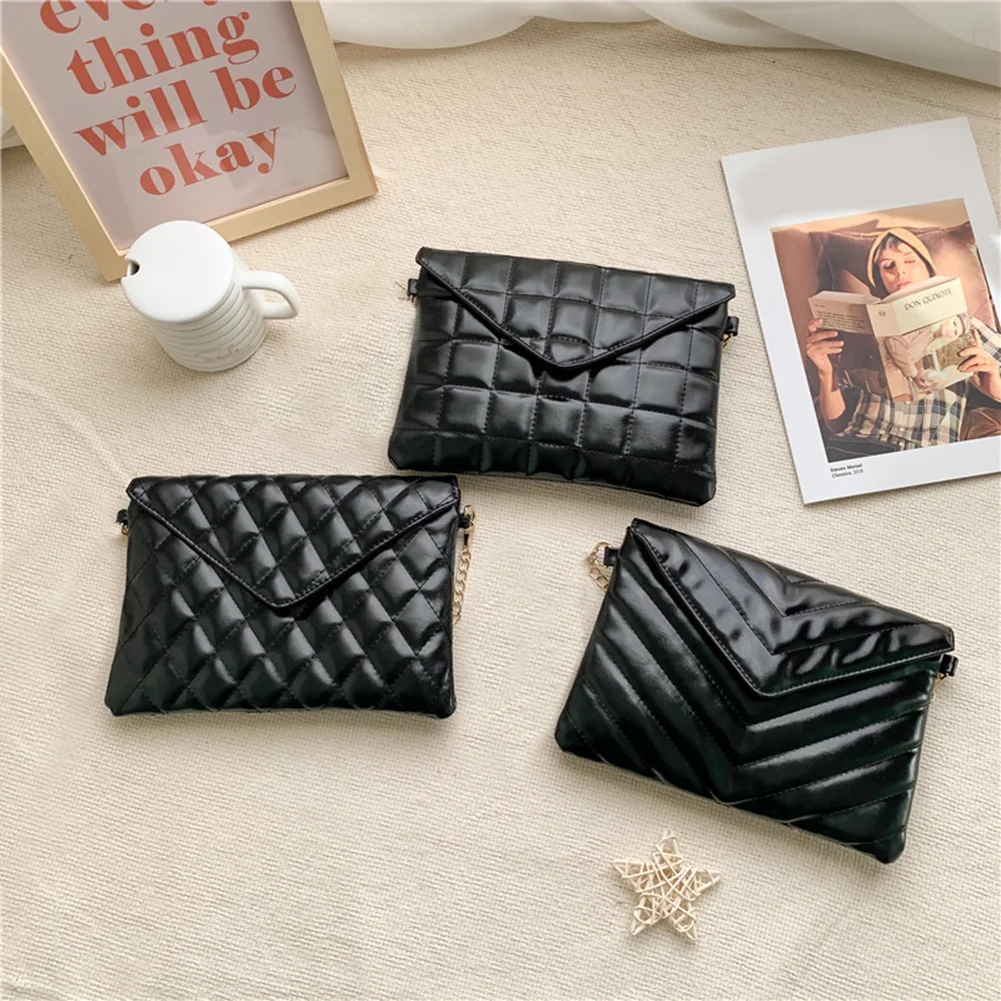 

2020 Retro PU Leather Crossbody Bags for Women Square Chain Ladies Shoulder Handbag Purse