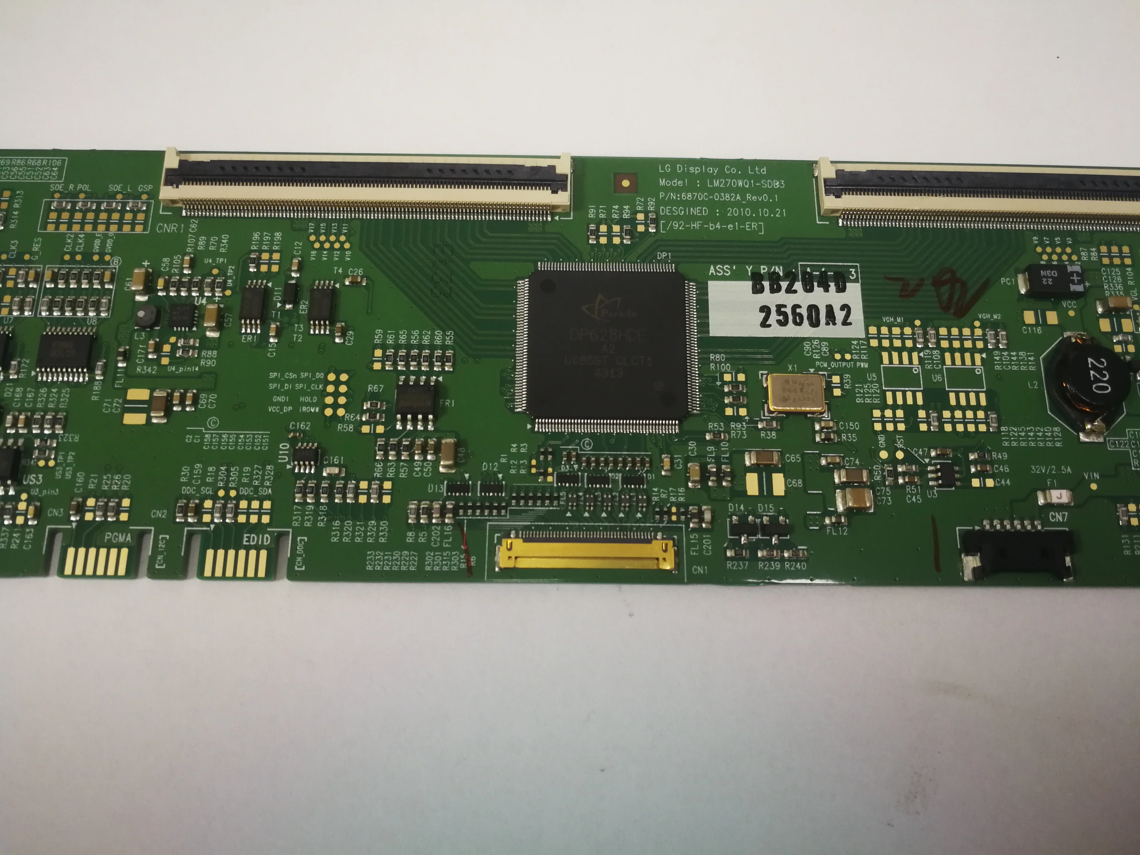 6870C-0382A LM270WQ1-SDB3 логическая T-CON TCON плата для LG imac 2" LM270WQ1(SD)(B3) SD B3