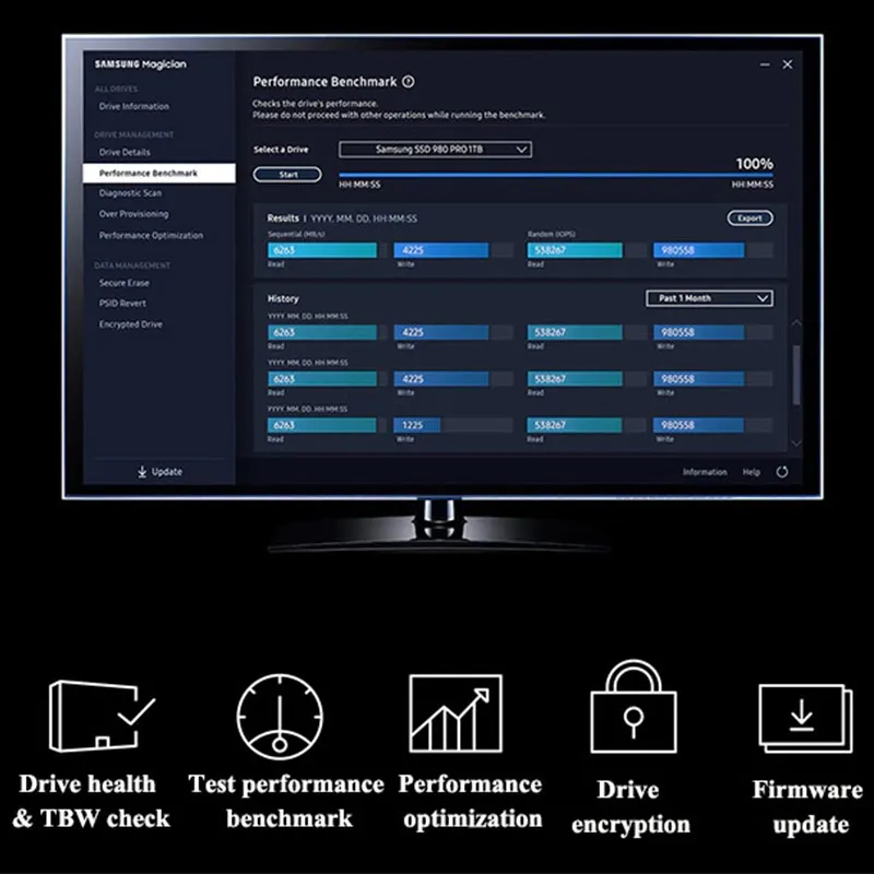 best internal ssd SAMSUNG SSD 980 PRO M.2 250GB 500GB 1TB 2TB Internal Solid State Disk M2 2280 PCIe Gen 4.0 x 4 up to 6400 MB/s for Laptop best internal ssd for pc