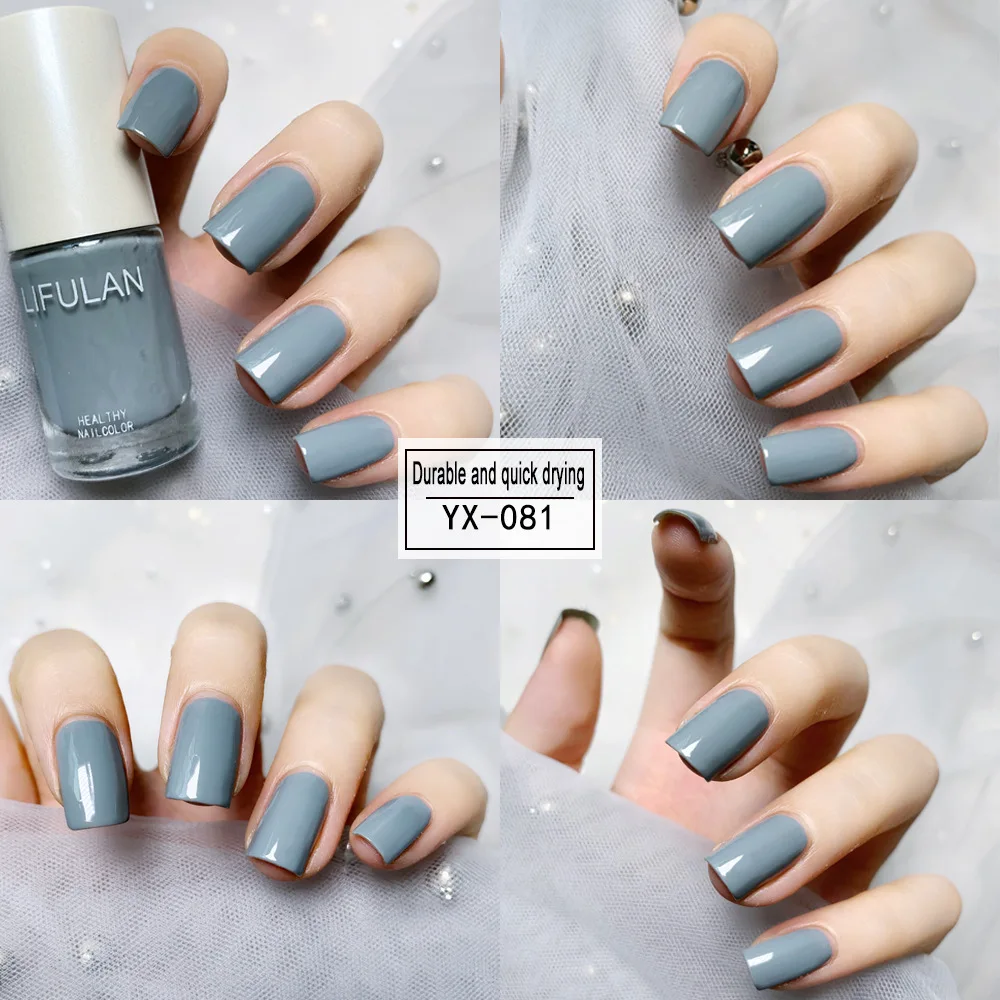 Nusx New Nail Polish Candy Nude Color Quick drying Translucent Jelly Nail Polish Environmental Protection Unpeelable 5