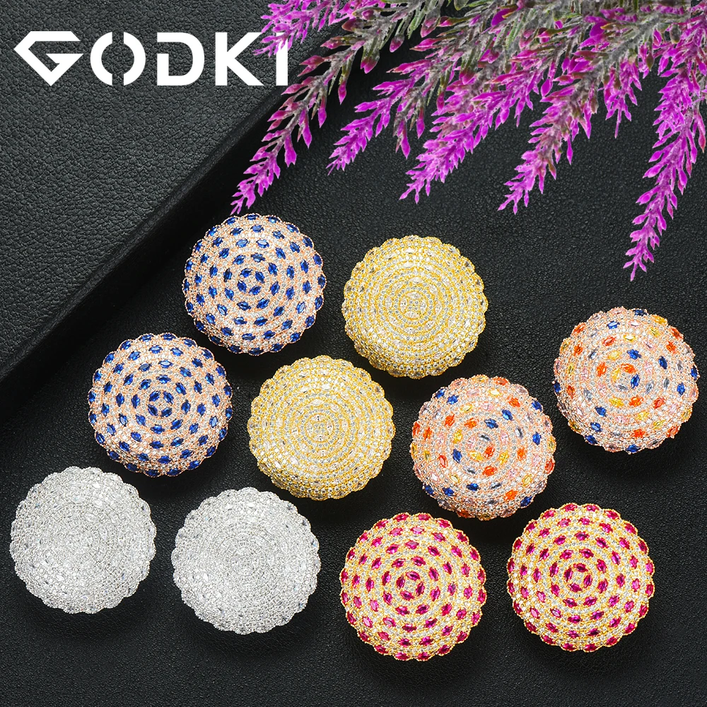 GODKI модные корейские серьги 2020 для женщин Свадебные Дубаи свадебные богемные