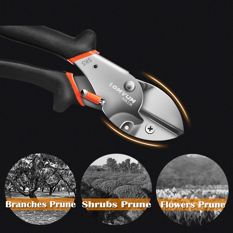 LOMVUM Garden Scissors Grafting Tool High Strength