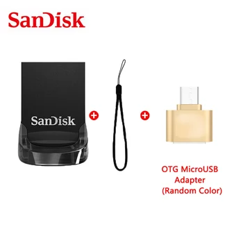 

original SanDisk cz430 flash drive 3.1USB combine 16GB 32GB 64GB 128GB 256GB Pen Drive included micro usb typec adapter