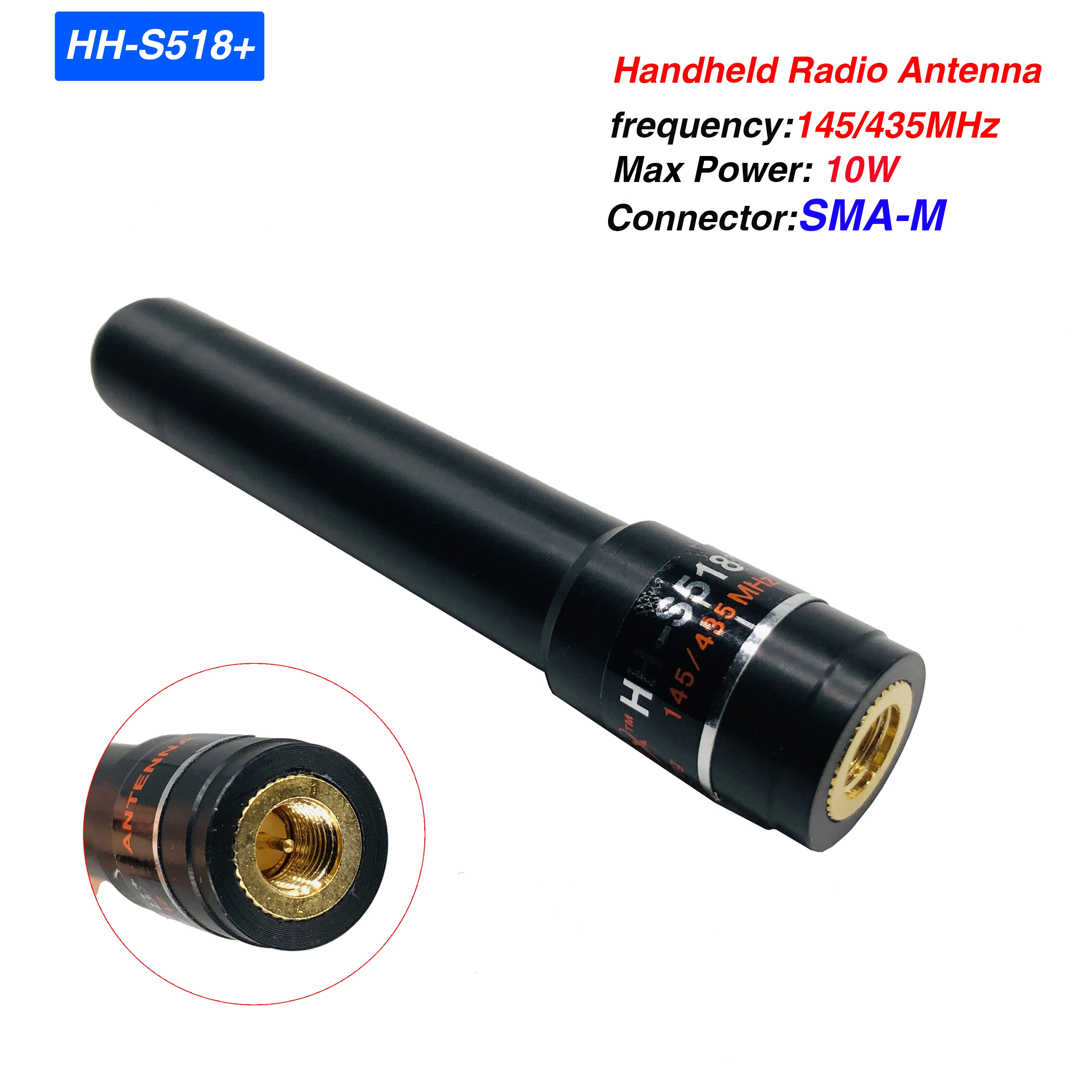 HH S518 + SMA M мужской с высоким коэффициентом усиления телевизионные антенны 10 Вт Dual