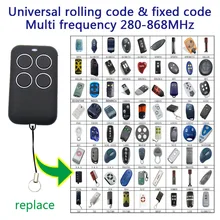 Копировать ворота гаража двери дистанционного управления 315 330 433 868 МГц Универсальный Дубликатор фиксированный код прокатки код дистанционного управления