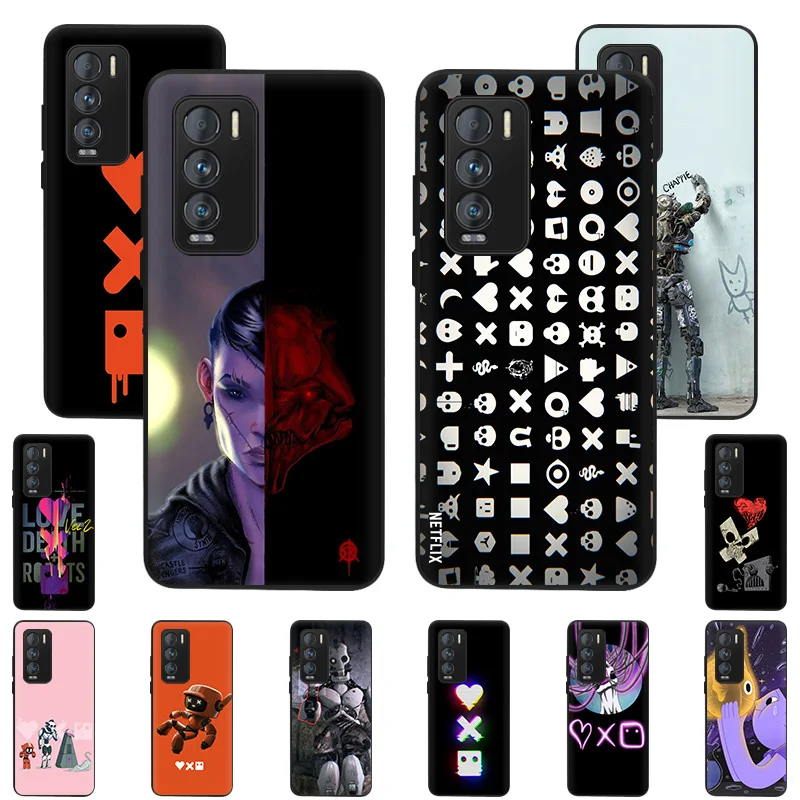 Черный мягкий чехол для смартфона Realme 8 7 X7 6 Pro GT Master Neo C21 C20 C11 C25 C15 V13 V15 | Мобильные