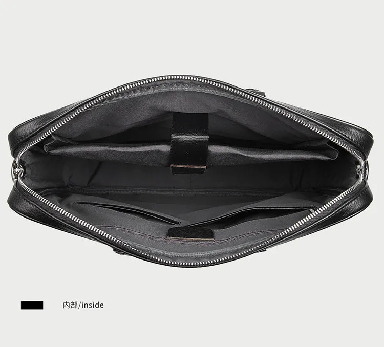 Мужской деловой портфель мужские Кожаные Офисные Сумки из натуральной кожи для ноутбука мужские Maletines Hombre