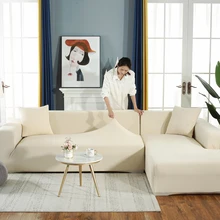 Высококачественные вязаные/фланелевые одноцветные Угловые чехлы для диванов многоразмерные растягивающиеся покрытия для мебели Универсальный Эластичный секционный диван