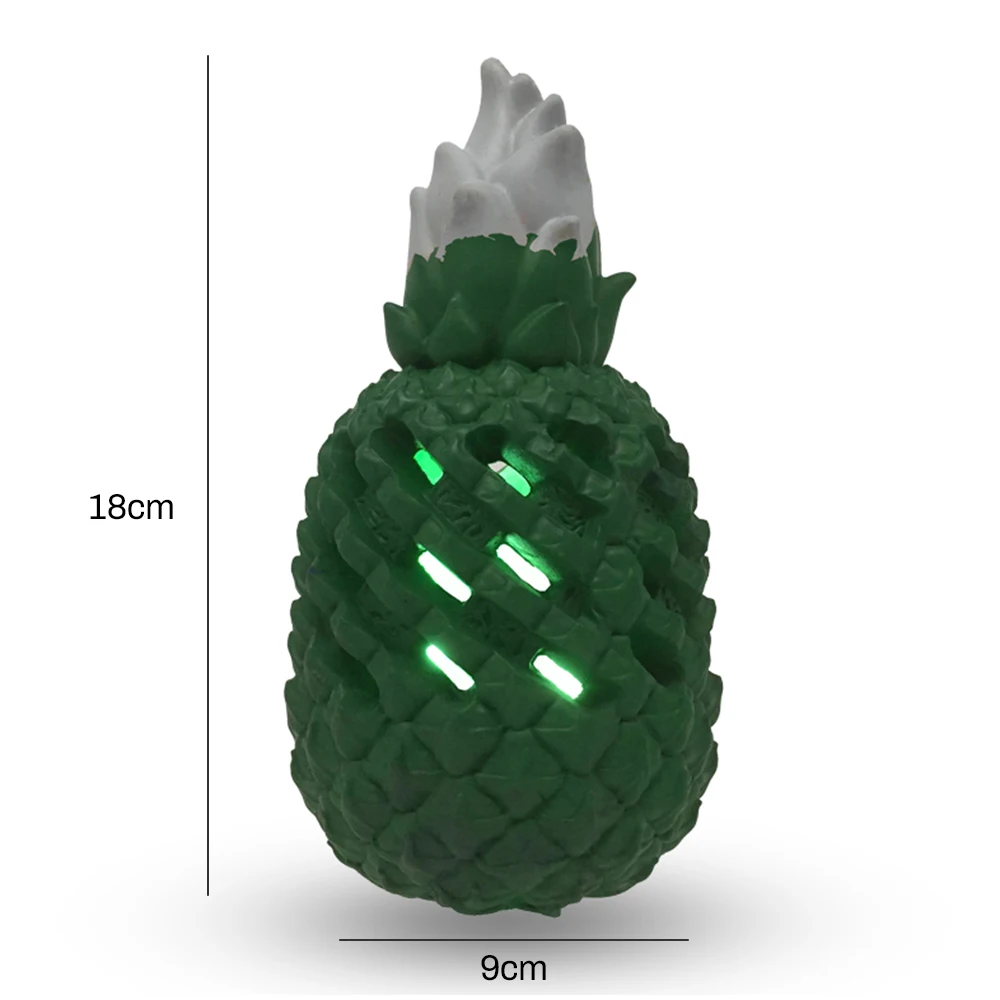 Домашнее животное жевательная игрушка для собак гарантия безопасности и нетоксичности ананас интерактивный утечки игрушка для щенков для зубов дрессировки большие коренные зубы игрушки