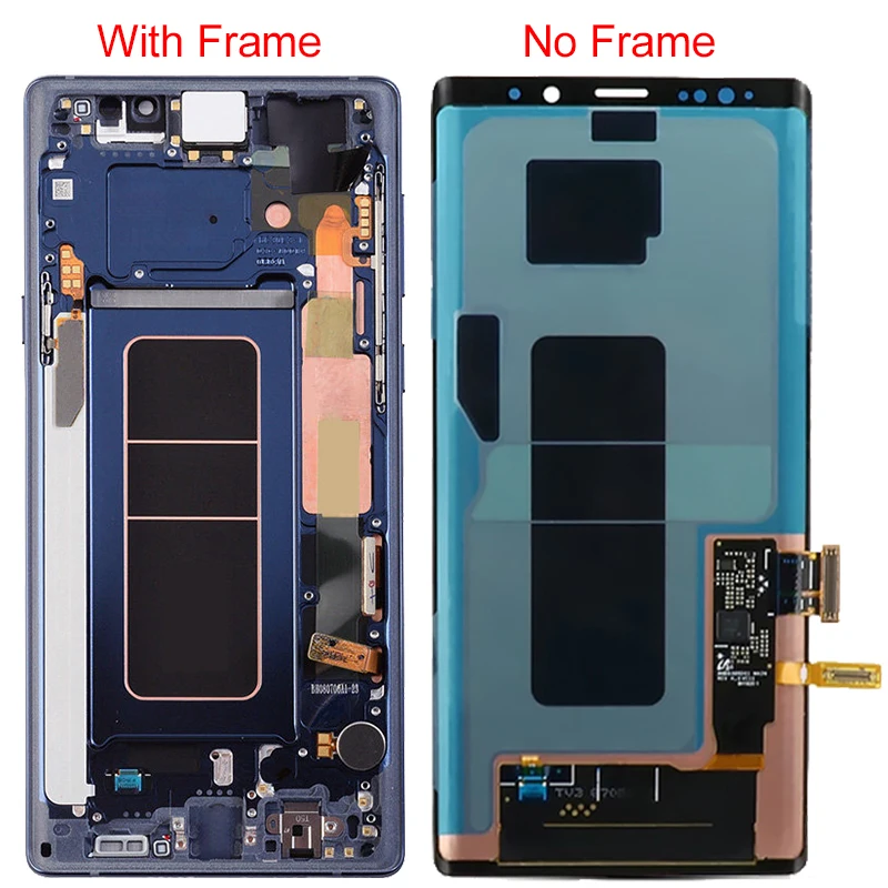 Note 9 ЖК-дисплей для samsung Galaxy Note 9 ЖК-дисплей с рамкой Super Amoled Note 9 N960 N960F сенсорный экран в сборе