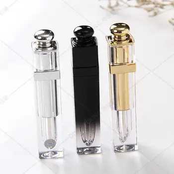 

4.5ML Square Empty Acrylic Lip Gloss Tube Refillable Lip Balm Bottle Reusable Sample Container For Lipstick Cosmetic