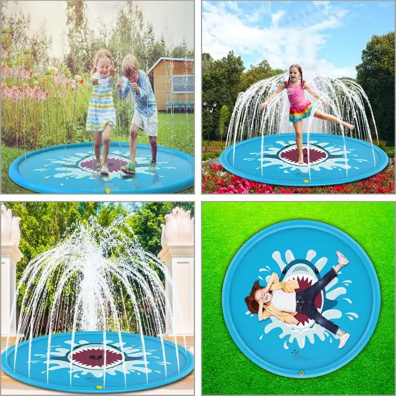 Посыпать всплеск игровой коврик водные игрушки развлечения для детей для малышей, мальчиков и девочек Детские вечерние разбрызгиватели