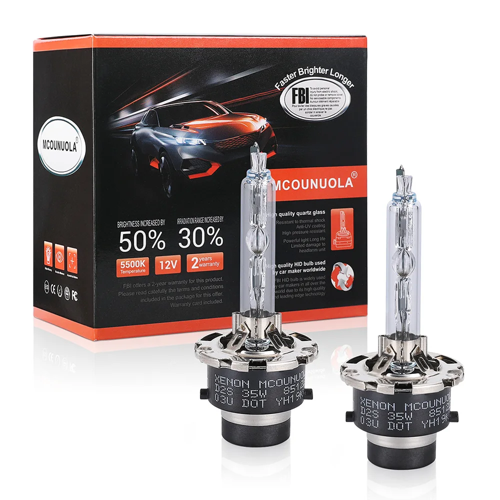 Hid para Farol de Carro 5500k para Volvo Lâmpada Peças D2s D3s D4s D4r S80 S60 Xc90 Carregador Lad5gl Xenon V70 Xc70 Chysler 300 2 D1s D2r