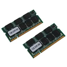 2x1 GB 1G Память ram PC2100 DDR CL2.5 DIMM 266MHz 200-pin для ноутбука