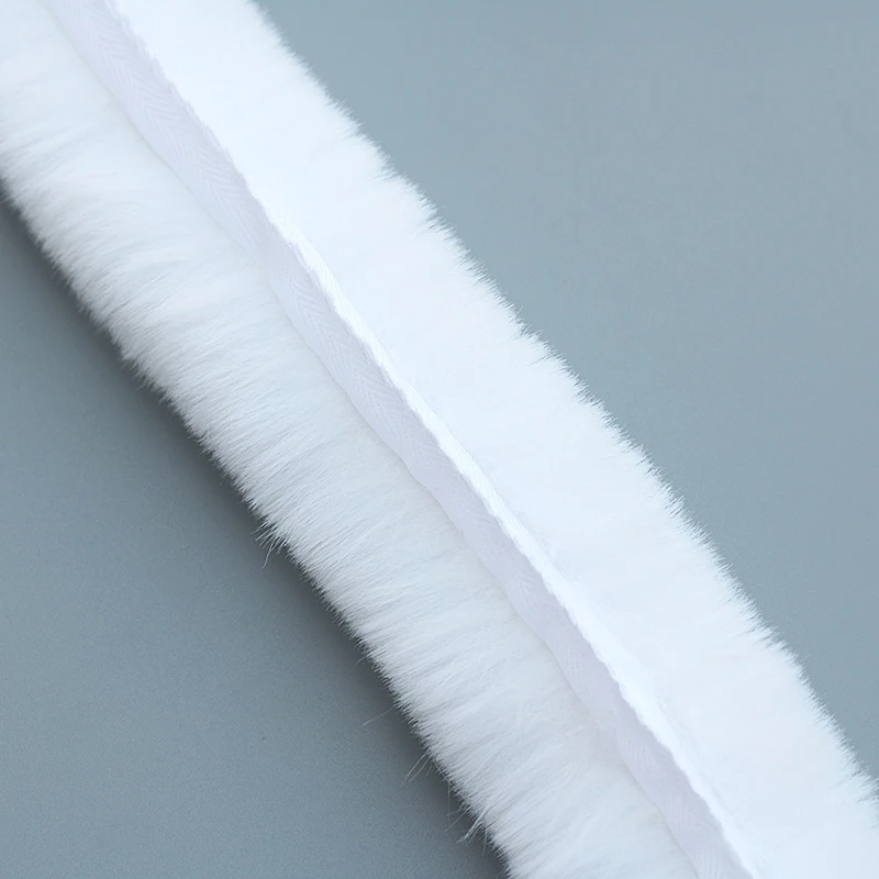 Fur Fabric Artificial Rabbit Fur Ribbon Tapes 1m DIY Apparel Sewing Fluffy Trim Home Decoration