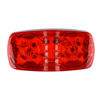 

5 Red+5 Amber Side Marker Lights 10-LED Side Marker Lights Camper RV Running