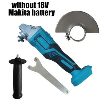 

100mm 18V Brushless Wireless Impact Angle Grinder Head Tools Kit Without Battery Power Tools Grinding For 18V Makita electric