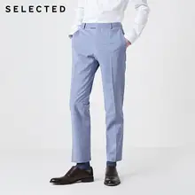 Отборные мужские брюки прямого кроя в клетку | 41926A506