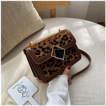 

Leopard Print Luxury Crossbody Bags for Women 2020 PU Leather Shoulder Messenger Bags Large Capacity Ladies Handbags and Purses