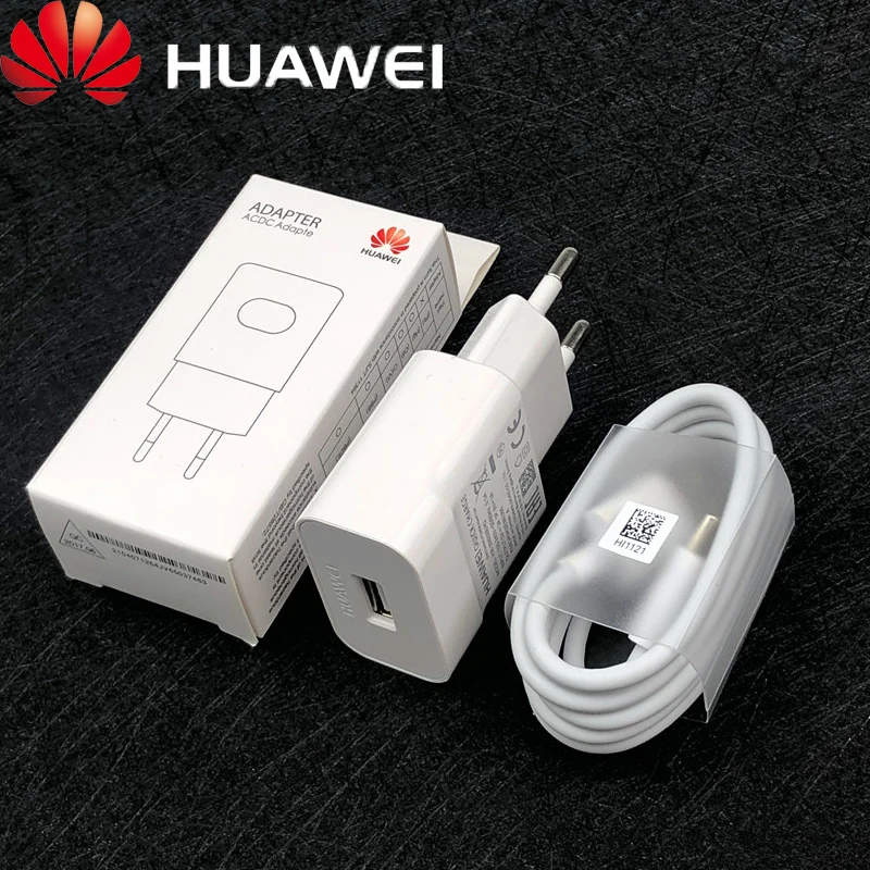 Оригинальное быстрое зарядное устройство Huawei P20 lite QC2.0 EU адаптер для быстрой