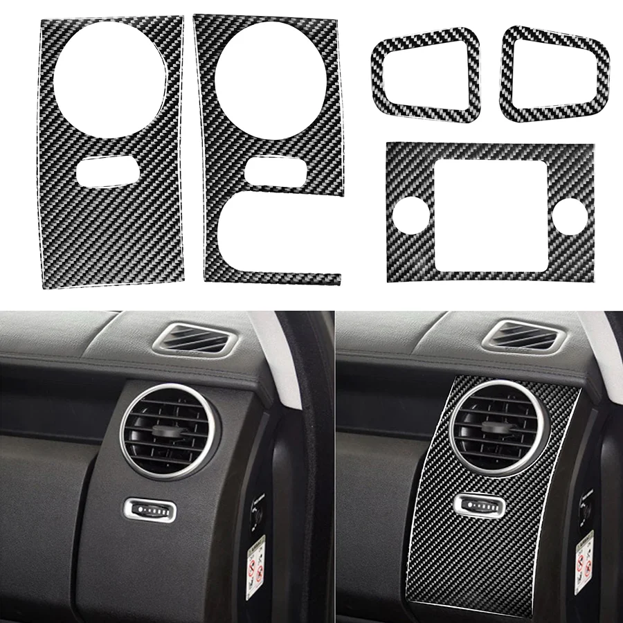 

Внутренняя отделка из углеродного волокна Wooeight для автомобиля, декоративные аксессуары для Land Rover Discovery 4