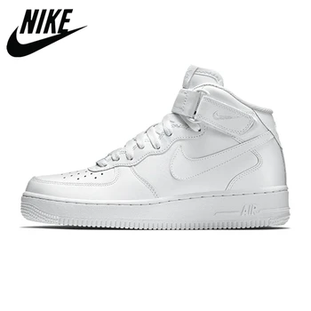 

Origina Nike Air Force 1 Men's Skateboarding Shoes Cozy Classic Leisure High-top Anti-slip White Sneakers new designer 315123