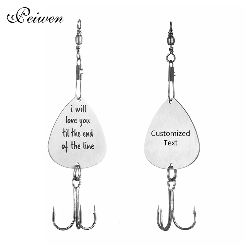 

Personalized Custom Keychain Fish Hook Fishing Keyring Stainless Steel Keychain Engraving Text Fishing Fish Hook Jewelry Gift