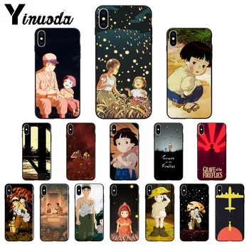 

Yinuoda Grave of the Fireflies TPU Soft Phone Case Cover for iPhone X XS MAX 6 6S 7 7plus 8 8Plus 5 5S XR 11 11pro max