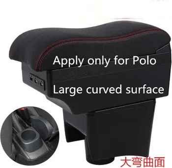 

Application only for 2018 Volkswagen Polo Armrest Box No punching Armrest Box Special New Polo Central Storage Box Decoration